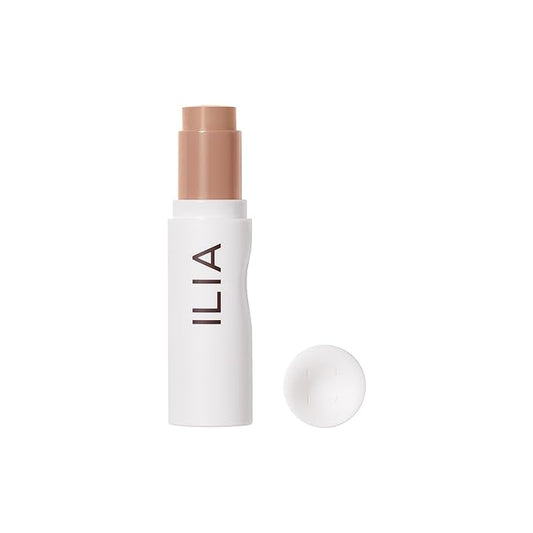 ILIA - Skin Rewind Complexion Stick - Foundation + Concealer + Skincare | Non-Toxic, Vegan, Cruelty-Free, Clean Makeup (23C - Alder, 0.35 oz | 10 g)