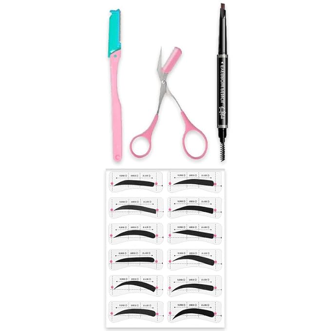 All-In-One And Portable Beginner Makeup Kit, Including Mascara, Eyeshadow Pencil, Eyeshadow Palette, Beauty Brush Set, Eyebrow Shaping Set And Other Props