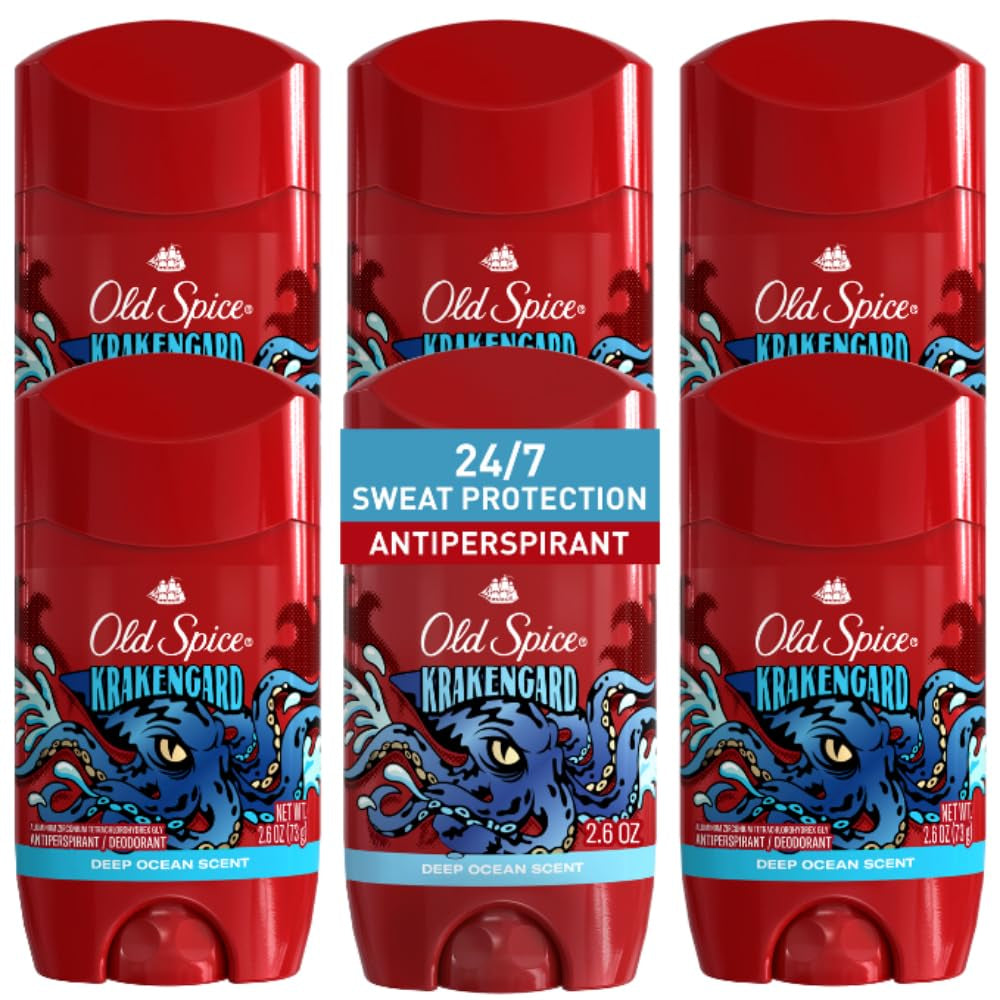 Aluminum Free Deodorant for Men, 24/7 Odor Protection, 24/7 Freshness & Lasting Scent, Goes on Clear, Bearglove with Crisp Orchard Scent, 2.6 Oz