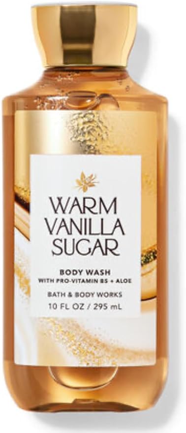 Bath & Body Works - 3 Piece Bundle - Spray - Body Cream - Shower Gel - Full Size and Gift Bag HELLO GORGEOUS (Warm Vanilla Sugar)