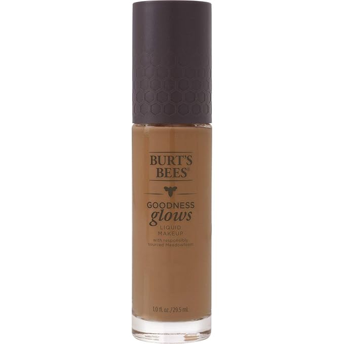 Burt's Bees Goodness Glows Liquid Makeup, Chestnut - 1.0 Ounce