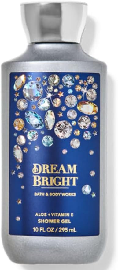 Bath & Body Works - 3 Piece Bundle - Spray - Body Cream - Shower Gel - Full Size and Gift Bag HELLO GORGEOUS (Dream Bright)