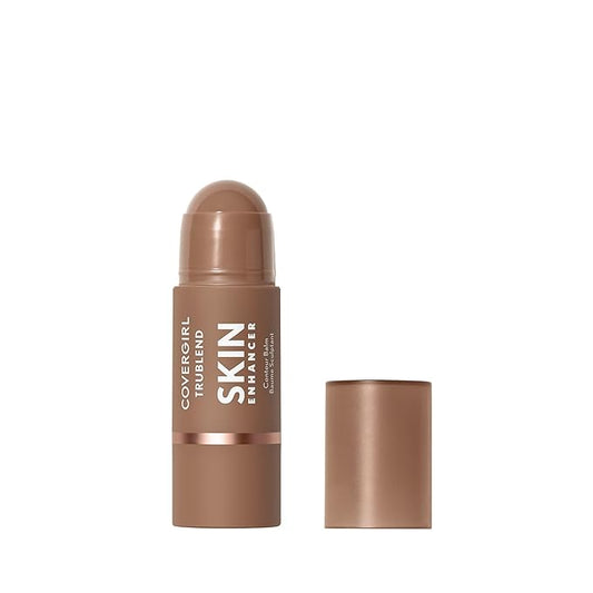 CoverGirl Trublend Skin Enhancer Contour Stick Balm, 120 Sculpted, Vegan Formula, Easy to Use, Glides on Effortlessly, Non-Greasy, Doesn't Crease, 0.21oz