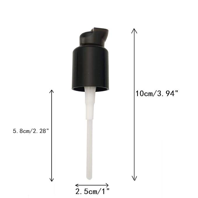 Chris.W 2Pack Foundation Pump for MAC Studio Fix Fluid Foundation(Black)