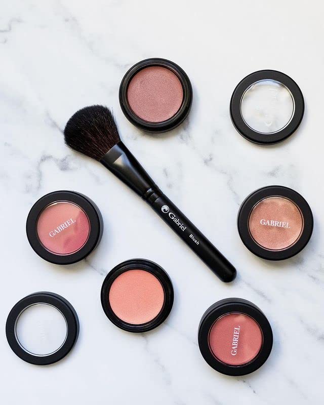 Gabriel Cosmetics Multi Pot (Conch - Rose/Silver Shimmer),3-in-1 Eyes, Lips, Cheeks, Natural, Paraben Free, Vegan, Gluten-free, Cruelty-free, Non GMO, 0.08 oz.