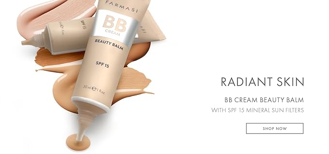 FARMASi Make Up BB Cream Beauty Balm, Full-Coverage Foundation, Concealer, Moisturizer BB Cream for All Skin Types, 1 fl. oz. / 30 ml (Tan)