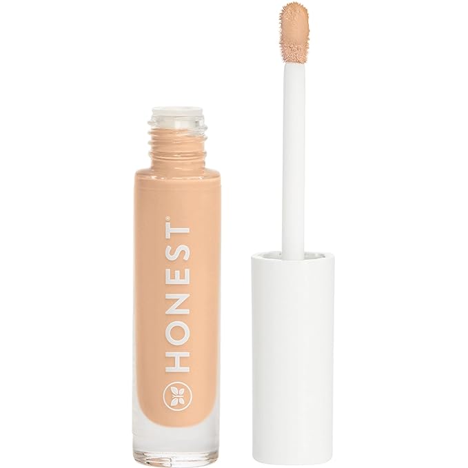 Honest Beauty Fresh Flex Concealer with Niacinamide + Vitamin E + Hyaluronic Acid | Vegan + Cruelty free | Cream, 0.17 fl oz
