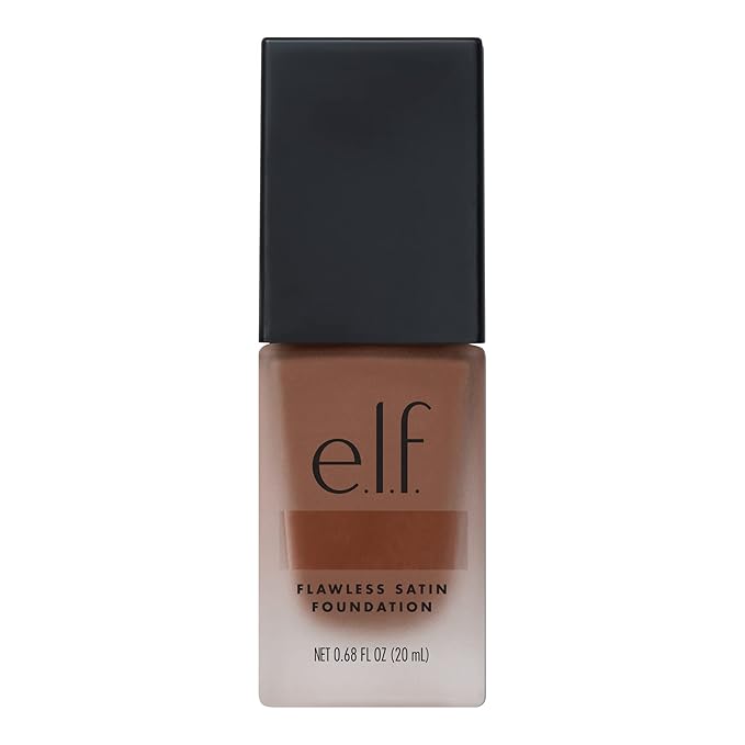 e.l.f. Flawless Finish Foundation, Lightweight & Medium Coverage, Semi-Matte Finish, Spice, 0.68 Fl Oz (20mL)