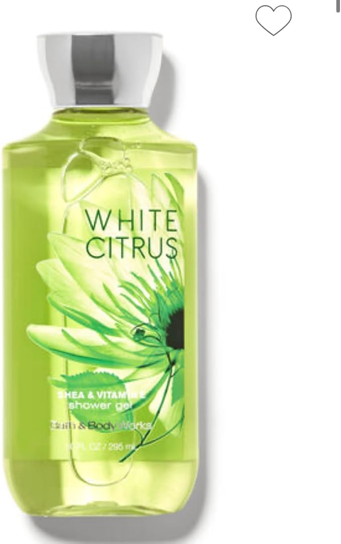 Bath & Body Works - 3 Piece Bundle - Spray - Body lotion - Shower Gel - Full Size and Gift Bag HELLO GORGEOUS (White Citrus)