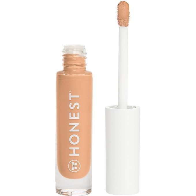 Honest Beauty Fresh Flex Concealer with Niacinamide + Vitamin E + Hyaluronic Acid | Vegan + Cruelty free | Fawn, 0.17 fl oz