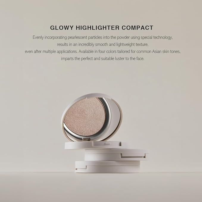 heme Glowy Highlighter Compact 5.5g (01 Rosy Dew)