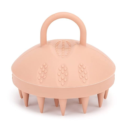 BTYMS Silicone Scalp Massager Hair Scrubber Shampoo Brush Exfoliating Hair Wash Cleansing Dandruff Brush for Shower