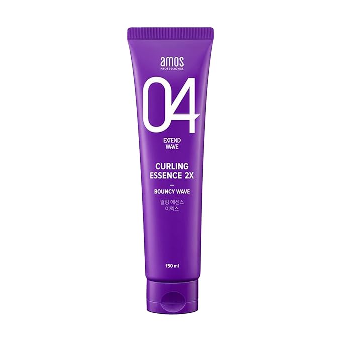 AMOS PROFESSIONAL Curl Defining Cream 5.1oz (150ml) | Hydrating Hair Serum for Moisturized Curls and Healthy Waves | Korean Curl Defining Cream with Citrus Green Floral Fragrance