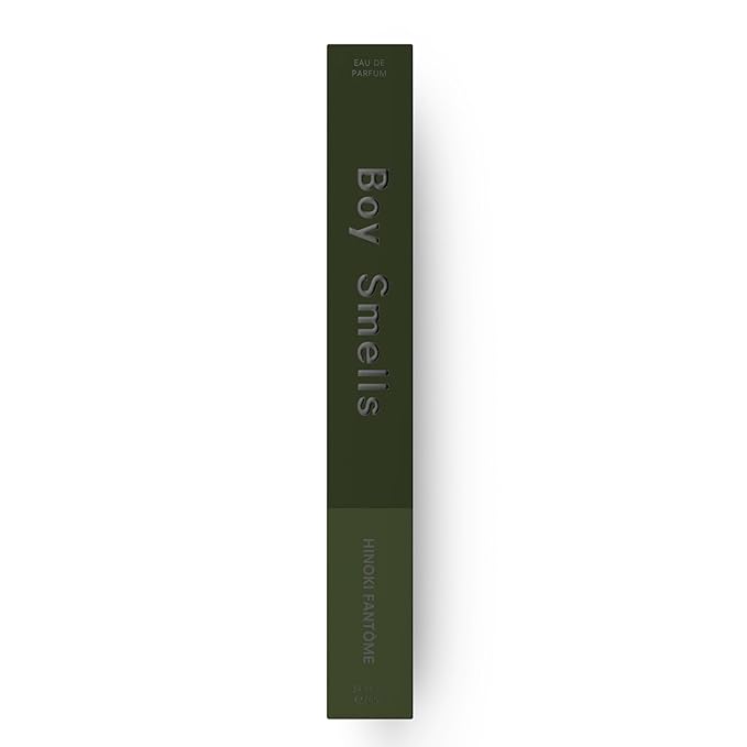 Boy Smells Hinoki Fantôme Travel Spray - Woody Spicy Perfume with Cardamom Cedarwood and Smoked Amber Notes - Long Lasting Fragrance Eau de Parfum Spray - 10ml