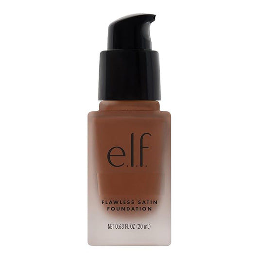 e.l.f. Flawless Finish Foundation, Lightweight & Medium Coverage, Semi-Matte Finish, Mocha, 0.68 Fl Oz (20mL)