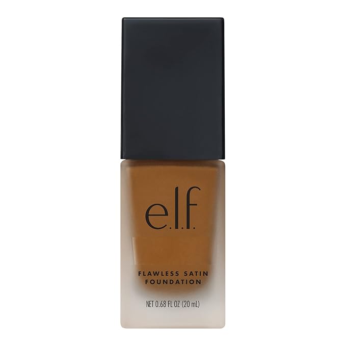 e.l.f. Flawless Finish Foundation, Lightweight & Medium Coverage, Semi-Matte Finish, Cinnamon, 0.68 Fl Oz (20mL)