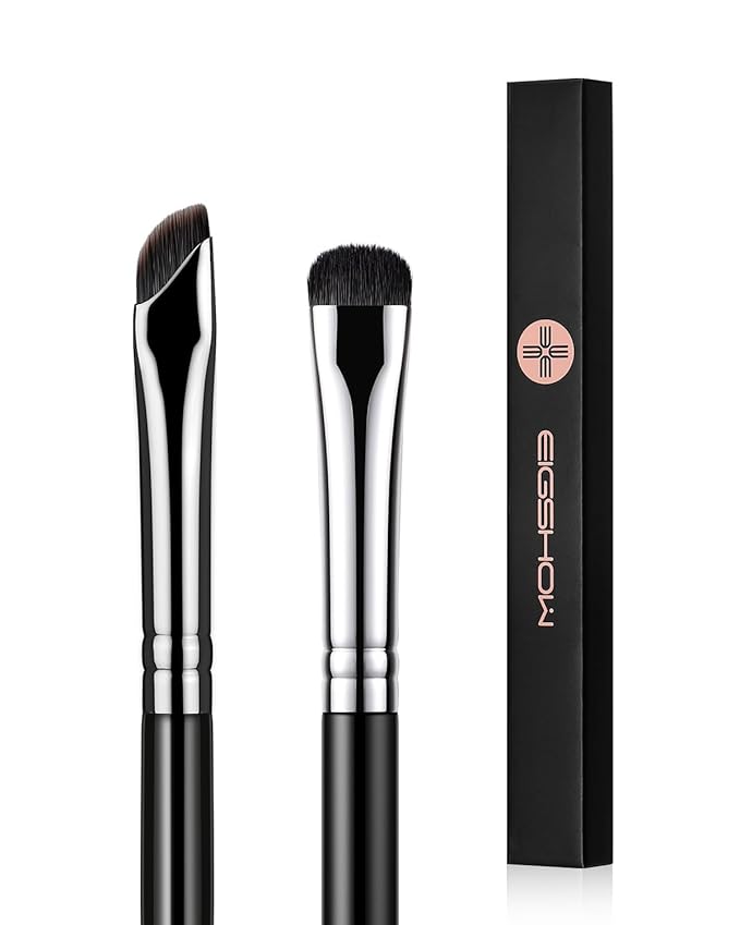EIGSHOW Eyeshadow Smudge Brush & Eyeliner Brush, High-End Precision Eye Makeup Tools for Blending Cat Eye, Winged Liner (E865&E806)