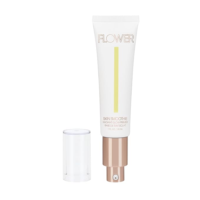 FLOWER BEAUTY By Drew Barrymore Skin Smoothie Radiant Glow Primer - Natural + Radiant Finish - Weightless Texture - Antioxidant-Rich + Silky Finish