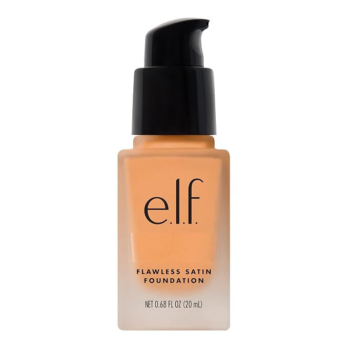 e.l.f. Flawless Finish Foundation, Lightweight & Medium Coverage, Semi-Matte Finish, Buttercup, 0.68 Fl Oz (20mL)