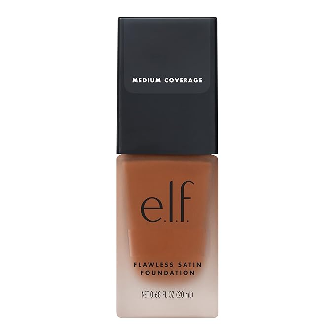 e.l.f. Flawless Finish Foundation, Lightweight & Medium Coverage, Semi-Matte Finish, Coco, 0.68 Fl Oz (20mL)