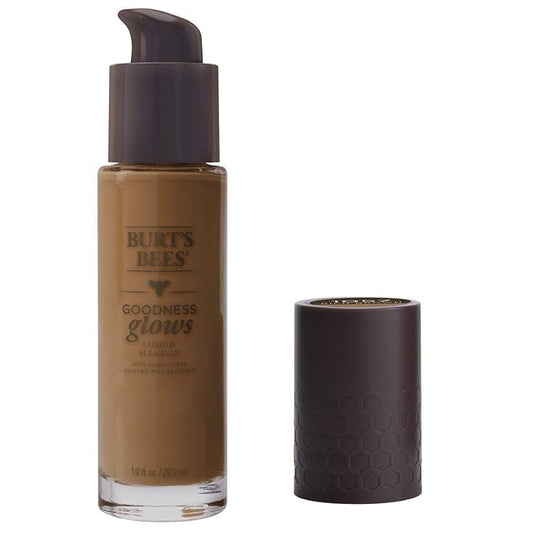 BURTS BEES Rich Brown Goodness Glows Liquid Makeup, 1 FZ