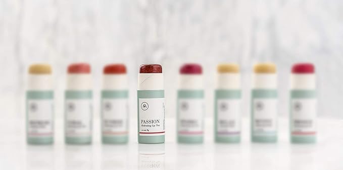 Coconut Matter Lip Balm – Handmade Vegan Coconut Lip Balm with Peach/Red Tint - Hydrating Lip Balm with Natural Coconut Oil, PASSION