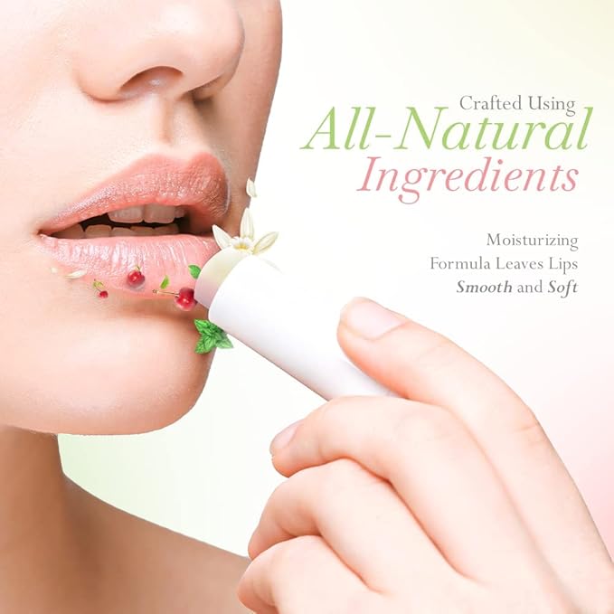 Lip Balm Bulk Unlabeled - Made in USA Bulk Chapstick - Natural Ingredients Vitamin E Shea Butter - Custom Chapstick Bulk For Party & Wedding Favors (50 Count, Peppermint)