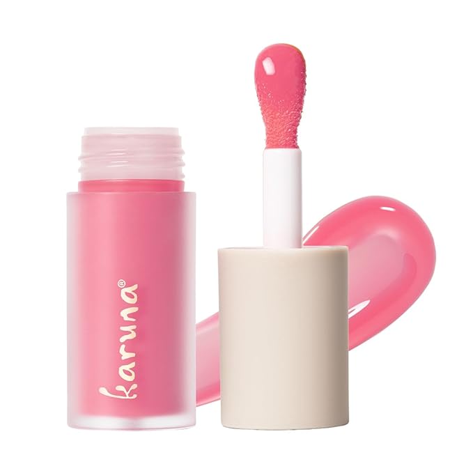 Karuna Skin - Tinted Lip Oil, Soothing & Moisturizing Lip Products with Peptides, Antioxidants, Hydrating Flattering Vegan Lip Tint, Float, 4.8 mL/0.16 fl. oz