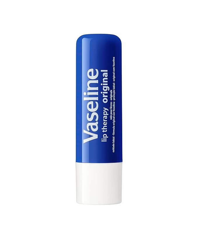 Vaseline Lip Therapy Care Original, Fast-Acting Nourishment, Ideal for Chapped, Dry, Cracked, or Damaged Lips, Lip Balm, 3-Pack of 2, 0.16 Oz Each, 6 Lip Balms