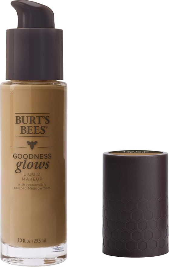 Burt's Bees Goodness Glows Liquid Makeup, Pecan - 1.0 Ounce