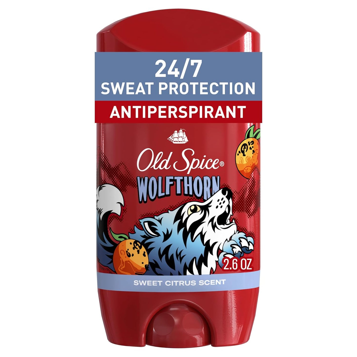 Aluminum Free Deodorant for Men, 24/7 Odor Protection, 24/7 Freshness & Lasting Scent, Goes on Clear, Bearglove with Crisp Orchard Scent, 2.6 Oz