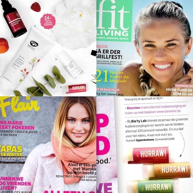 Hurraw! Almond, Cardamom, Rose (Vata) Lip Balm, 2 Pack: Organic, Certified Vegan, Cruelty and Gluten Free. Non-GMO, 100% Natural Ingredients. Bee, Shea, Soy and Palm Free. Made in USA