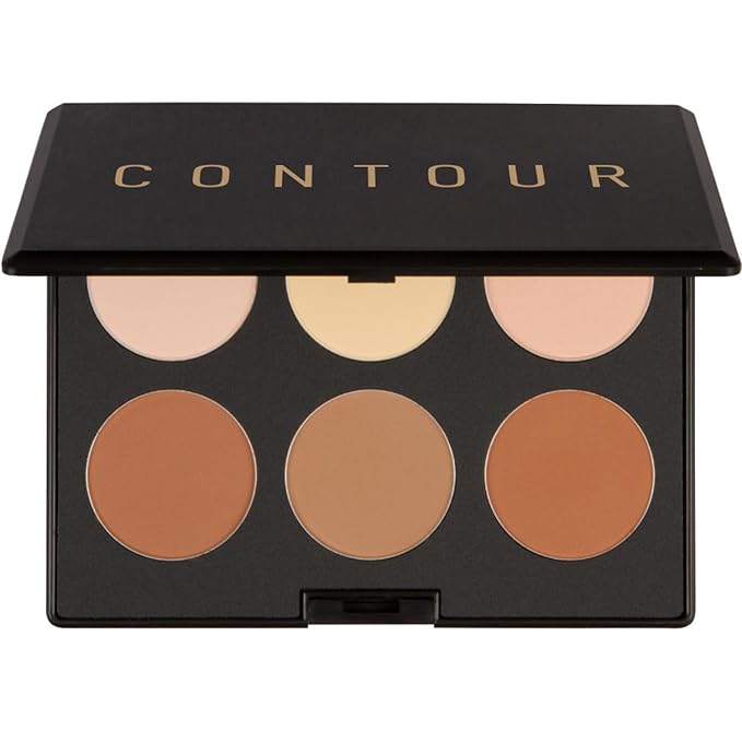 Elizabeth Mott Bronzer Contour Kit & Highlighting Powder - Cruelty Free & Paraben Free - 6 Shades for a Natural Glow