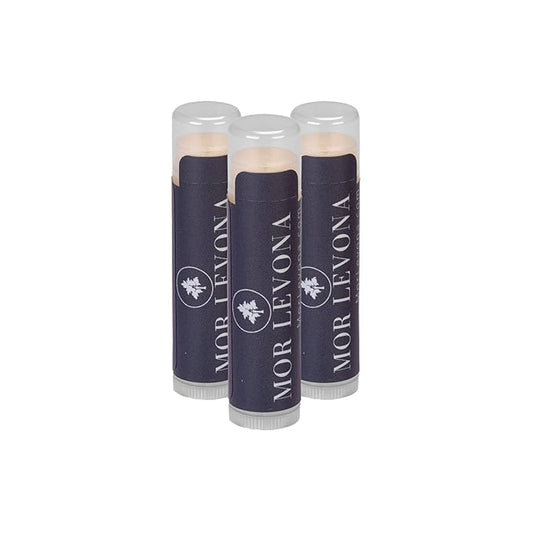 Organic Hemp Lip Balm - USDA Certified Organic All Natural Lip Balm - Hemp Lip Moisturizer Soothes, Hydrates, Nourishes, and Protects Dry, Chapped Lips - Natural Vanilla Flavor (3-Pack)