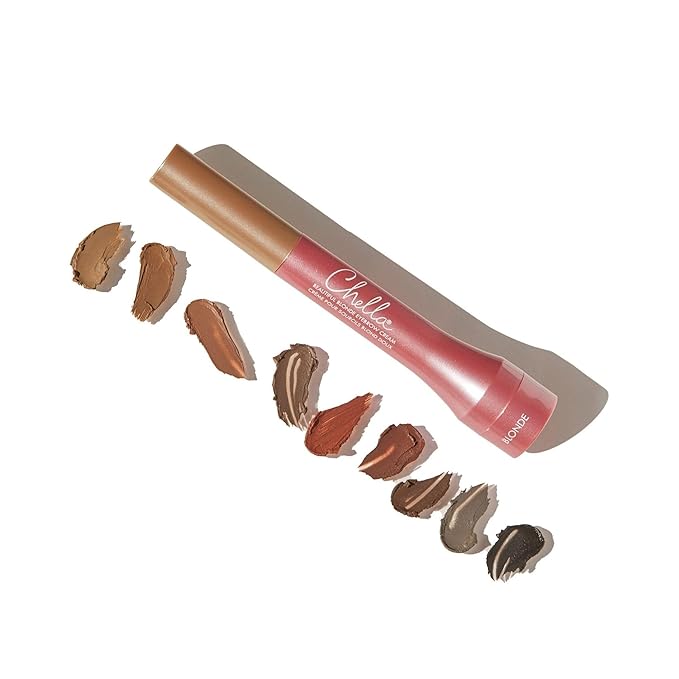 Chella Eyebrow Cream, Marvelous Medium Brown - Vegan, Cruelty Free, Paraben Free, Gluten Free Eyebrow Pomade Makeup - Long Wearing, Velvet Consistency, Water Resistant