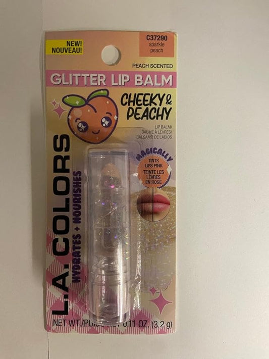 L.A. COLORS L.A.COLORS Cheek + Lip Balm Sparkle Peach C37290 .11 oz