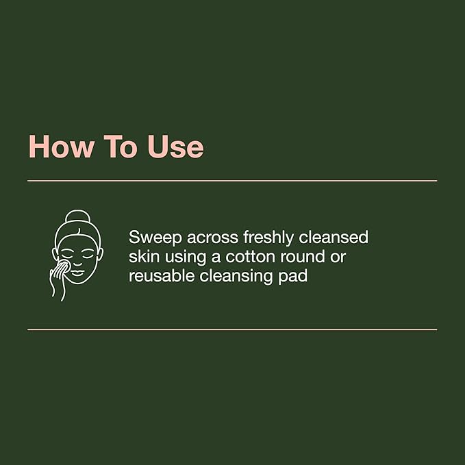 Botanics Glow Toner for Face - Enriched with Hibiscus AHA Exfoliant & Soap Bark - Non-Drying - Vegan and Cruelty-Free Face Toner for Women & Men (8.4 Fl Oz)