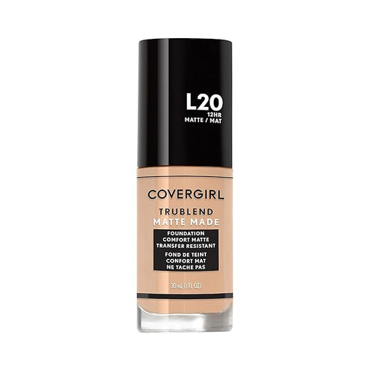 COVERGIRL TruBlend Matte Made Liquid Foundation, Light Ivory , 1 Fl Oz (Pack of 1)