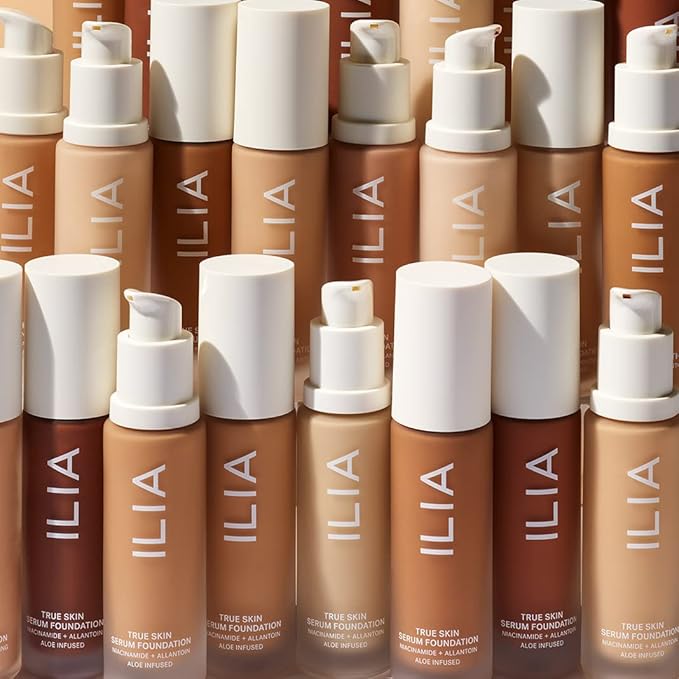 ILIA - True Skin Serum Foundation | Non-comedogenic, Cruelty-Free, Vegan, Weightless Feel, Buildable Coverage, Safe For Sensitive Skin (Formentera SF1)