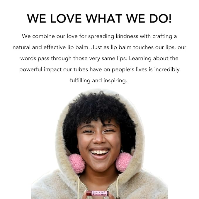 Kind Lips Lip Balm - Nourishing & Moisturizing Lip Care with Shea Butter, Beeswax & Vitamin E | Georgia Peach Flavor | 0.15 Oz (Pack of 2)