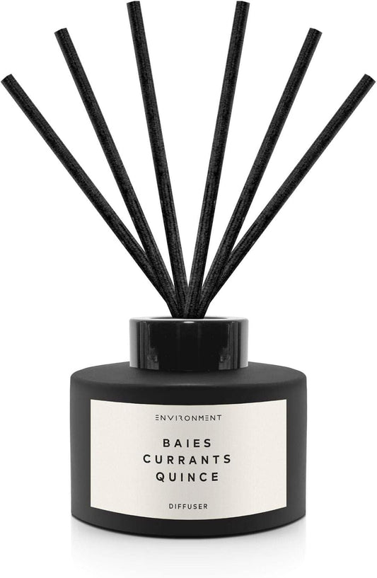 Environment Inspired by Designer Perfume DYPT Reed Diffuser, 200ml Luxury Scented Aromatherapy (Baies | Currants | Quince) Reed Diffusers for Home, Diffusing Oil Fragrance, Home Fragrance Products