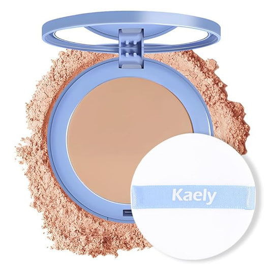 Oil Control Matte Perfection Face Pressed Powder,Matte Smooth Flawless Setting Powder Makeup,Polvo Compacto De Maquillaje, Waterproof Long Lasting, Cruelty Free, 0.35Oz(140 Golden Beige, 1)