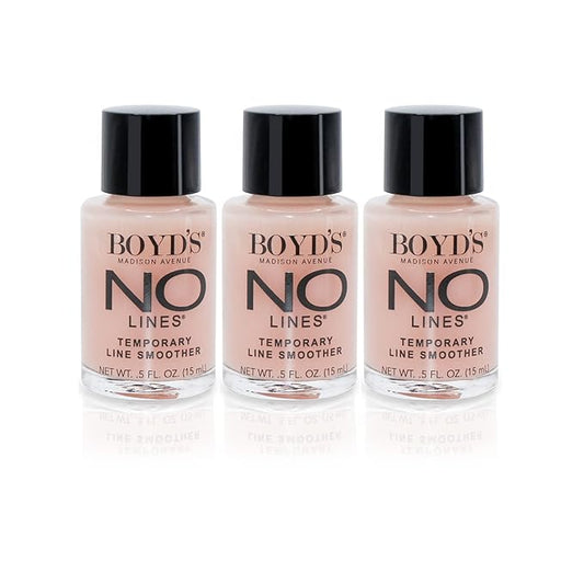 Boyd's Renoir No Lines Temporary Wrinkle Remover- For Forehead, Eyes, Lips, 0.5 fl oz (3-Pack)