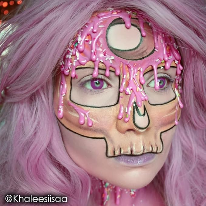 Mehron Makeup Paradise Makeup AQ Refill Size | Stage & Screen, Face & Body Painting, Beauty, Cosplay, and Halloween | Water Activated Face Paint, Body Paint, Cosplay Makeup .25 oz (7 ml) (Felou)