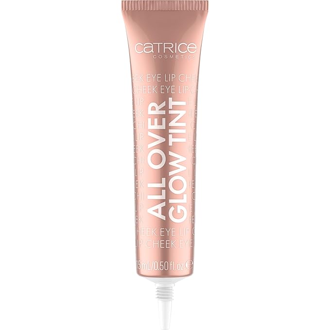 Catrice | All Over Glow Tint | Multi-Use Liquid Highlighter | Face & Body | Vitamin C, Niacinamide, Squalene, and Panthenol | Long-lasting & Lightweight | Vegan & Cruelty Free (020 | Keep Blushing)
