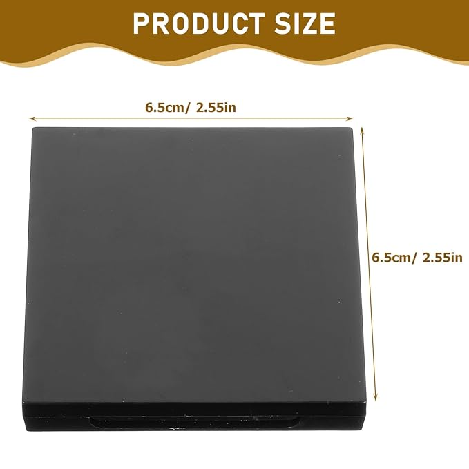 Healifty Empty Lipstick Palette Pan 6-grid Magnetic Eyeshadow Palette Boxes with Press Cosmetic Cream Tray Portable Small Makeup Compact Containers