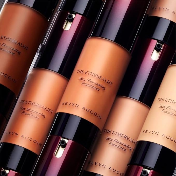 Kevyn Aucoin The Etherealist Skin Illuminating Foundation, EF 16 (Deep) shade: Comfortable, shine-free, smooth, moisturize. Medium to full coverage. Makeup artist go to. Even, bright & natural look.