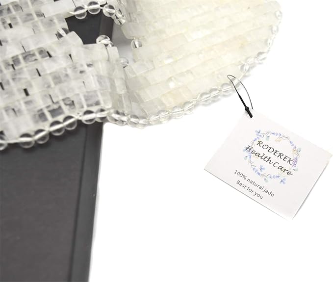 Jade Face Sleeping Mask, Jade Mask for Relieving Face & Eye Puffiness Migraine, Anti Wrinkle Mask Therapy, Yoga Meditation Tools (Clear Crystal)