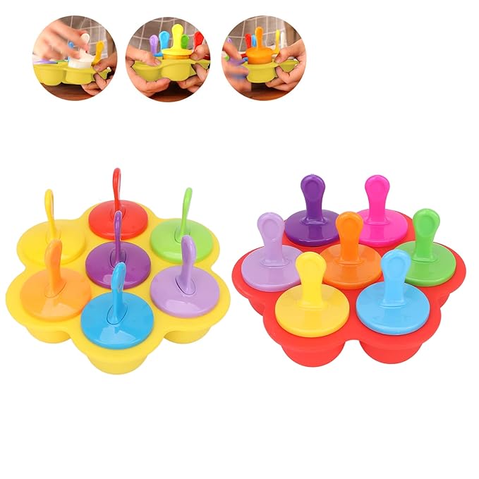 Cube Ice Roller, Reusable Silicone Ice Tray Fine Lines Removal Facial Beauty Ice Roller Skin Care Tools for Face Eyes Lubricate the Skin(yellow)