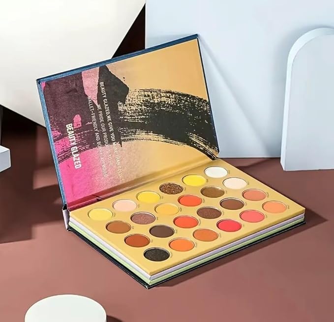 Generic Majical Book of Beauty Makeup Palette, 72 Colors, 3-Layer Folding Book, Eyeshadow Palette, Long Lasting